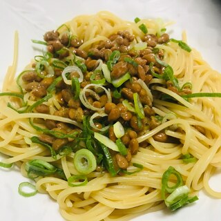 納豆たっぷりパスタ